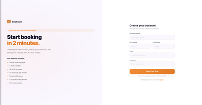 Sign up to Bookwize